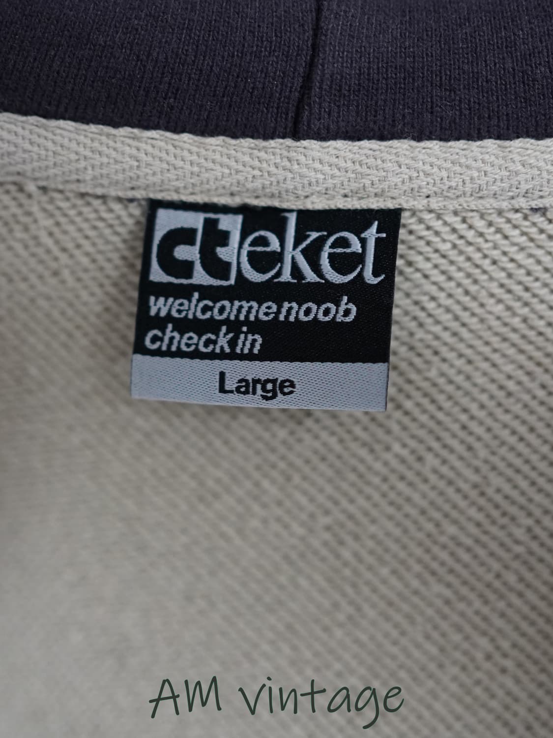 테켓 Plan Zip-Up Hoodie Beige 상품이미지2