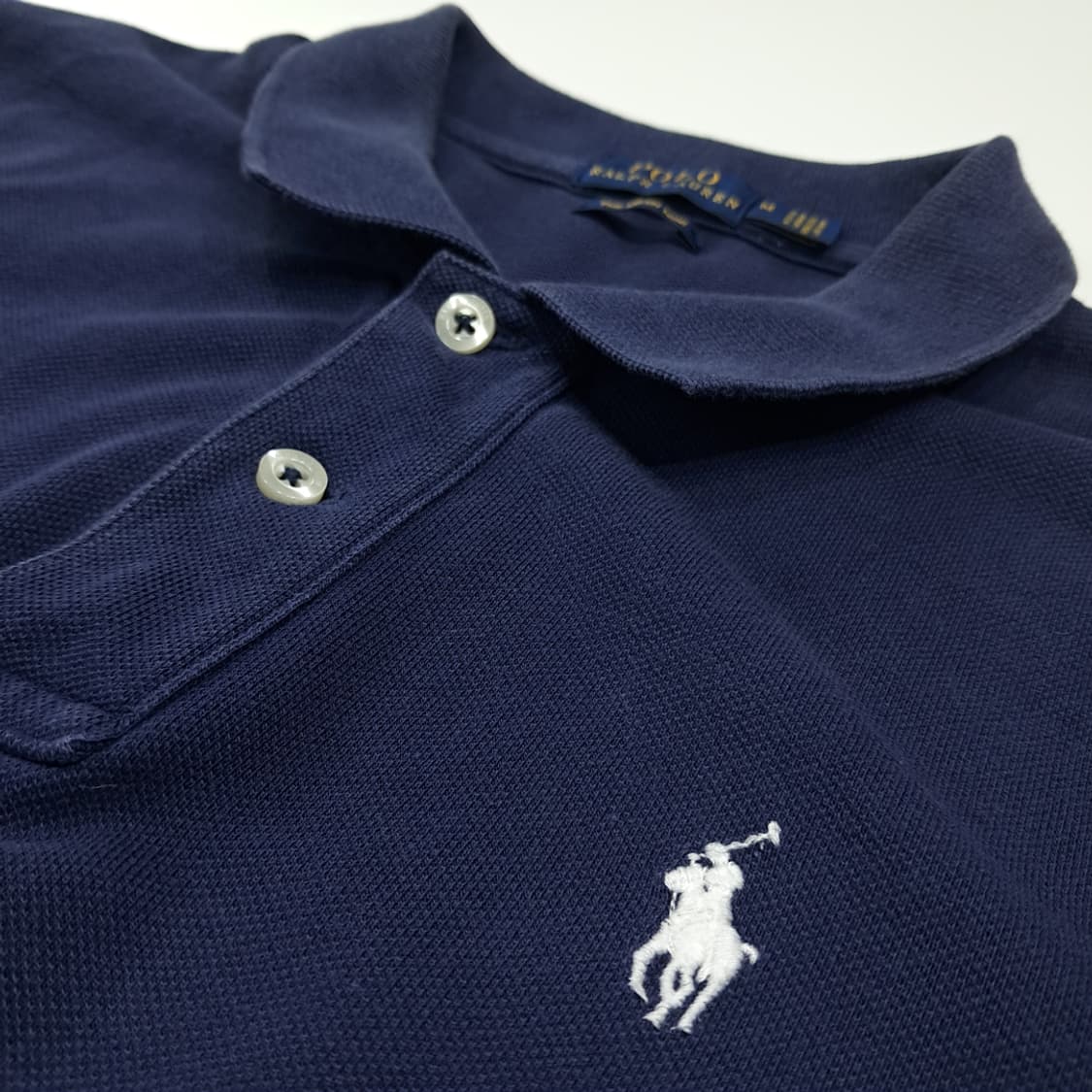 CK112 M 폴로 코튼 피케 메쉬 네이비 반팔 원피스 상품이미지4