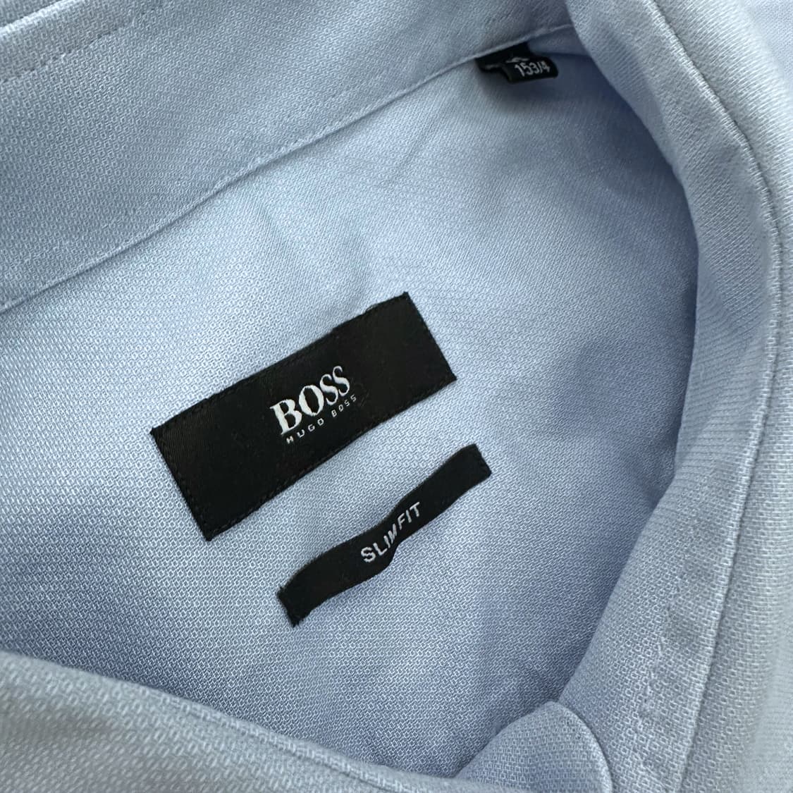 HUGO BOSS 휴고보스 슬림핏 셔츠 블루 M-L 상품이미지3