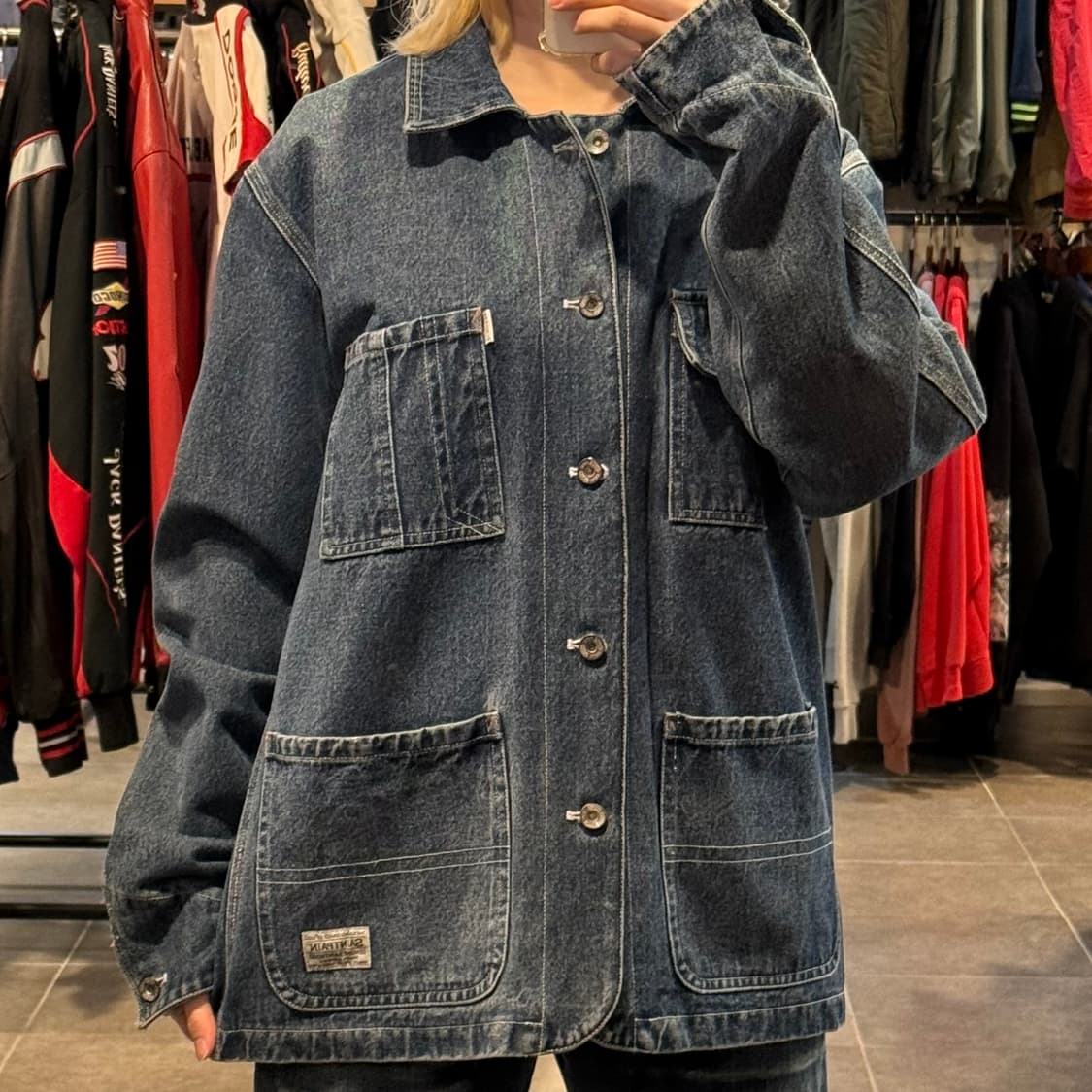 [NO.9] SAINTPAIN 빈티지 데님 워크자켓 상품이미지1