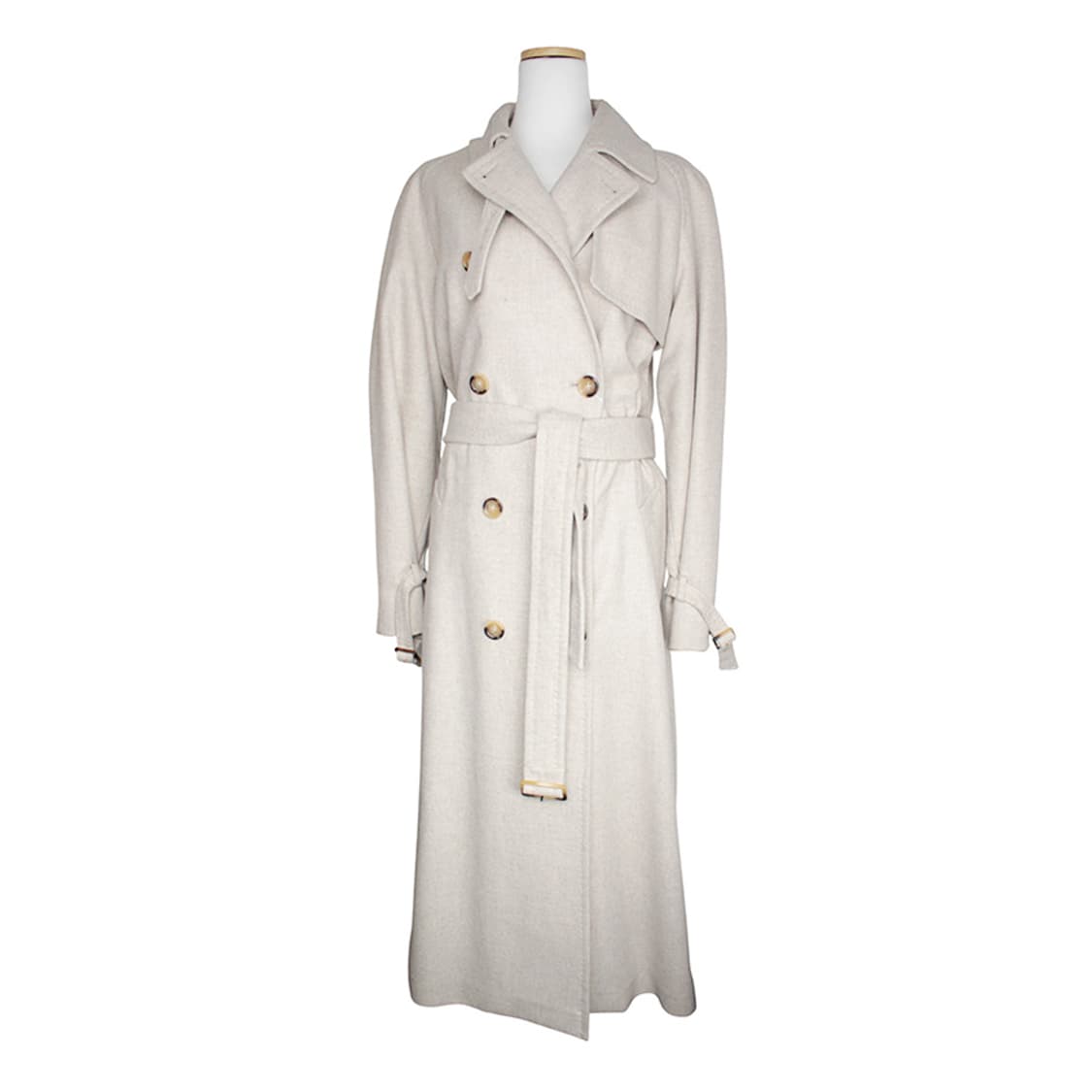 막스마라 오트밀 알파카 혼방 트렌치코트 55 상품이미지1