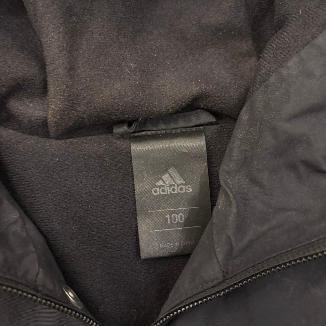 아디다스 스몰로고 후드 바람막이 상품이미지3