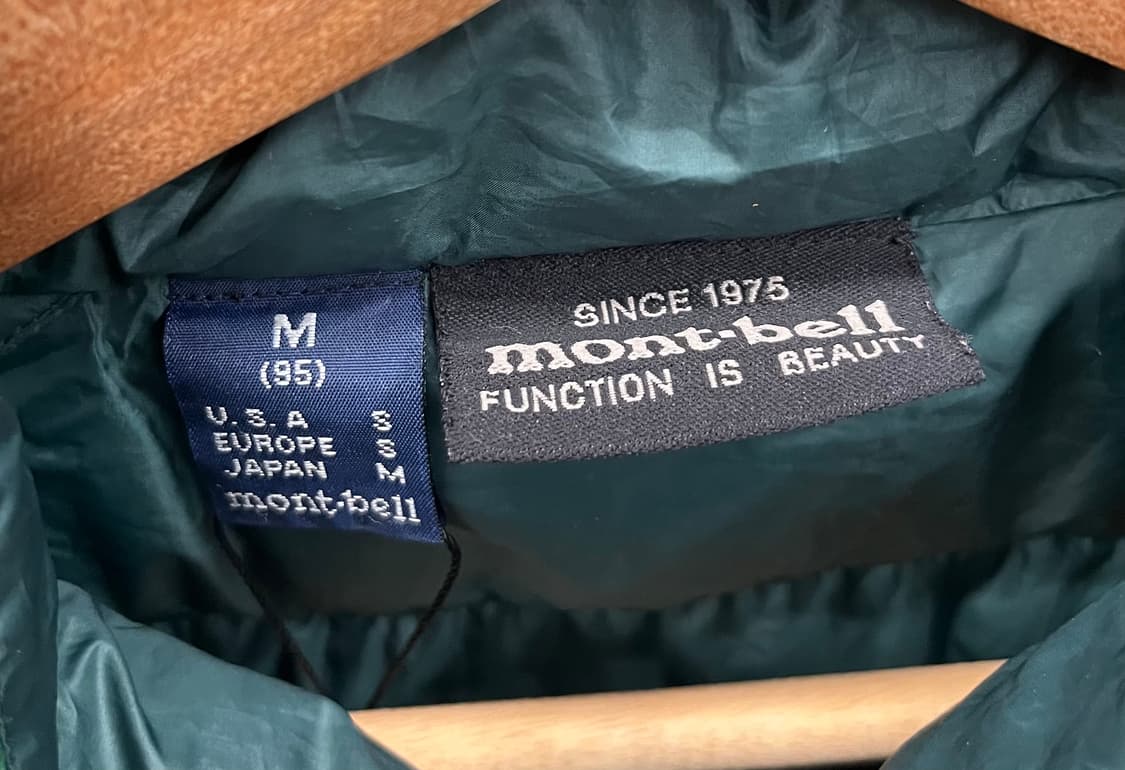 몽벨 경량 800필 딥그린 패딩 상품이미지7