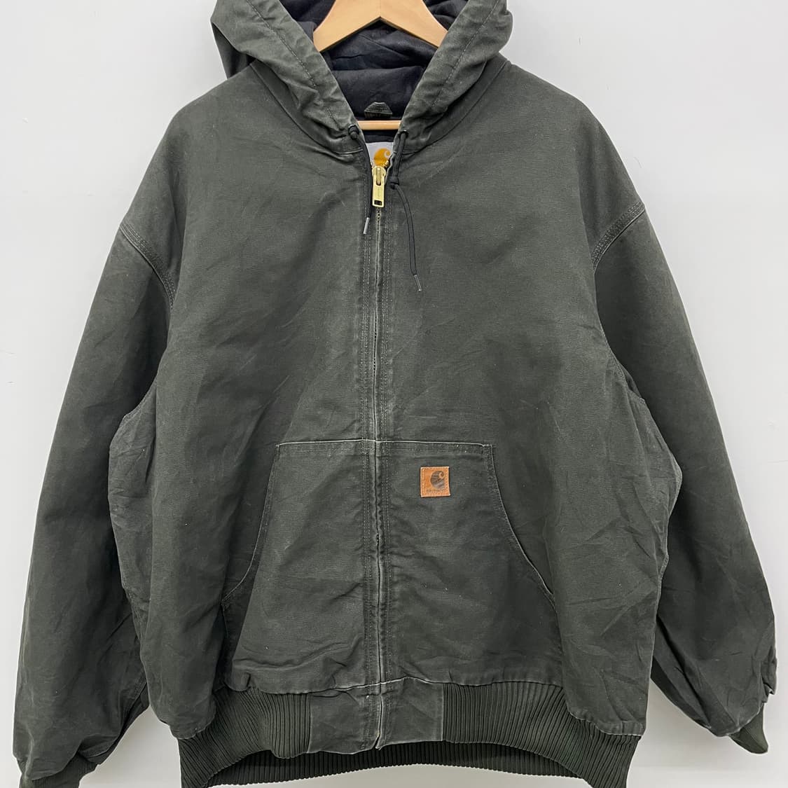 칼하트 후드 워크 자켓 카키 남/XXL 상품이미지2