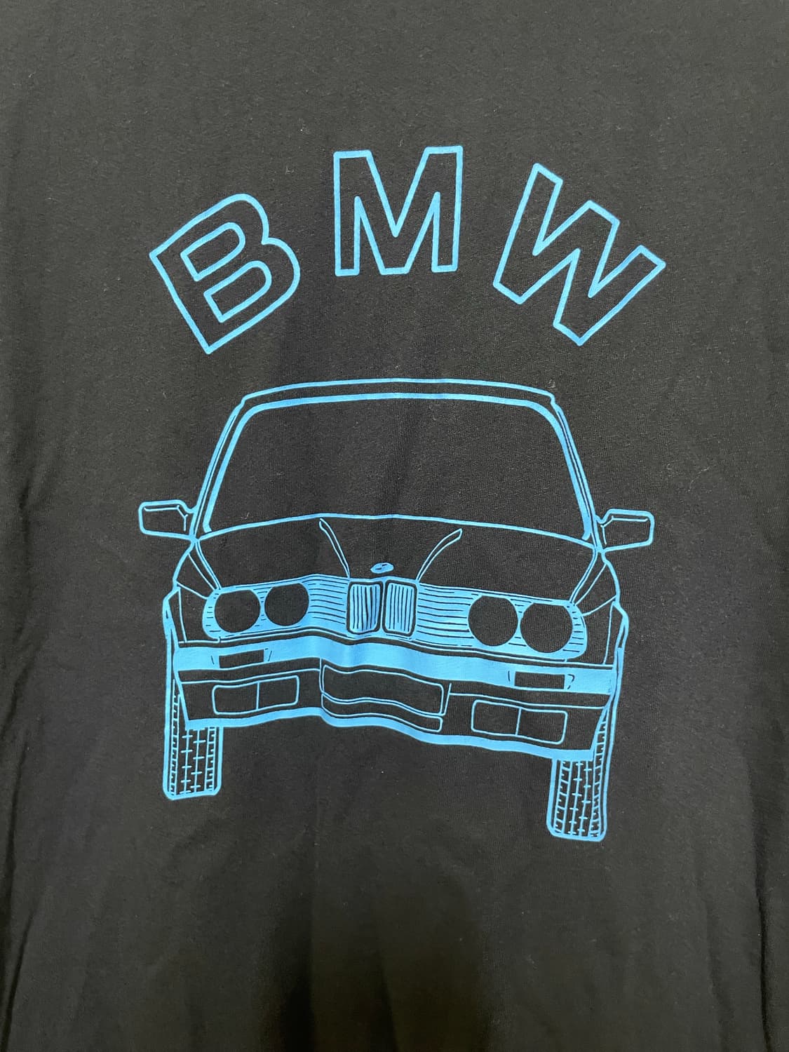 BMW 유니클로 콜라보 반팔 티셔츠 블랙 상품이미지2