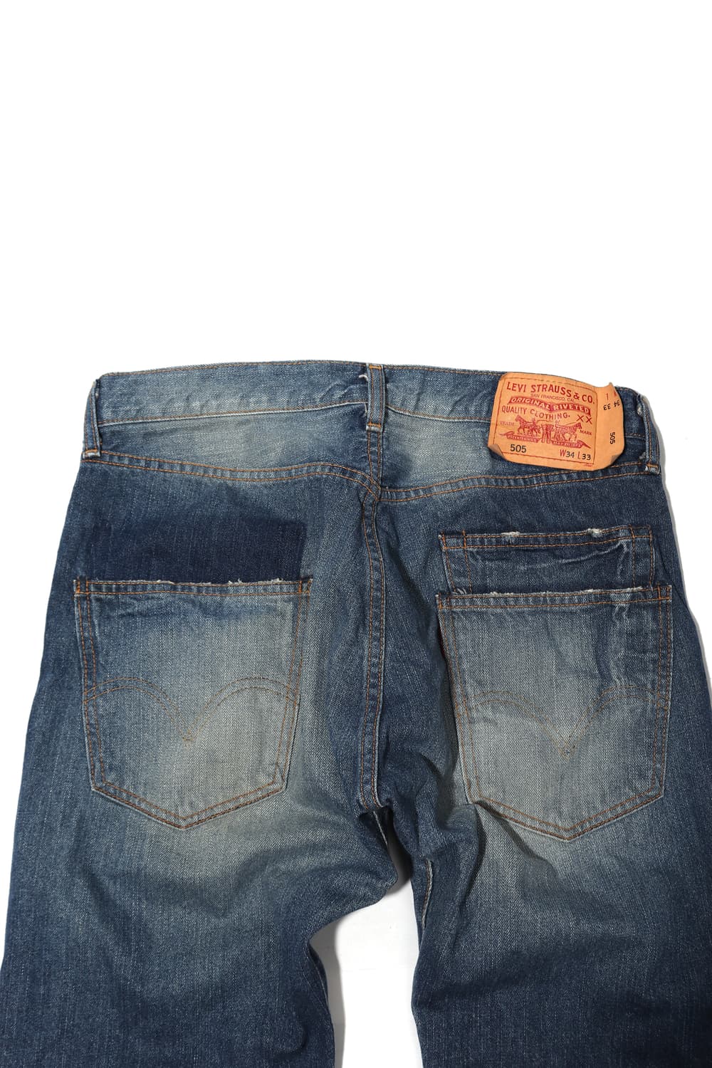 LEVIS 505 06s JAPAN MADE 투 백포켓 워싱 데님 팬츠 상품이미지8
