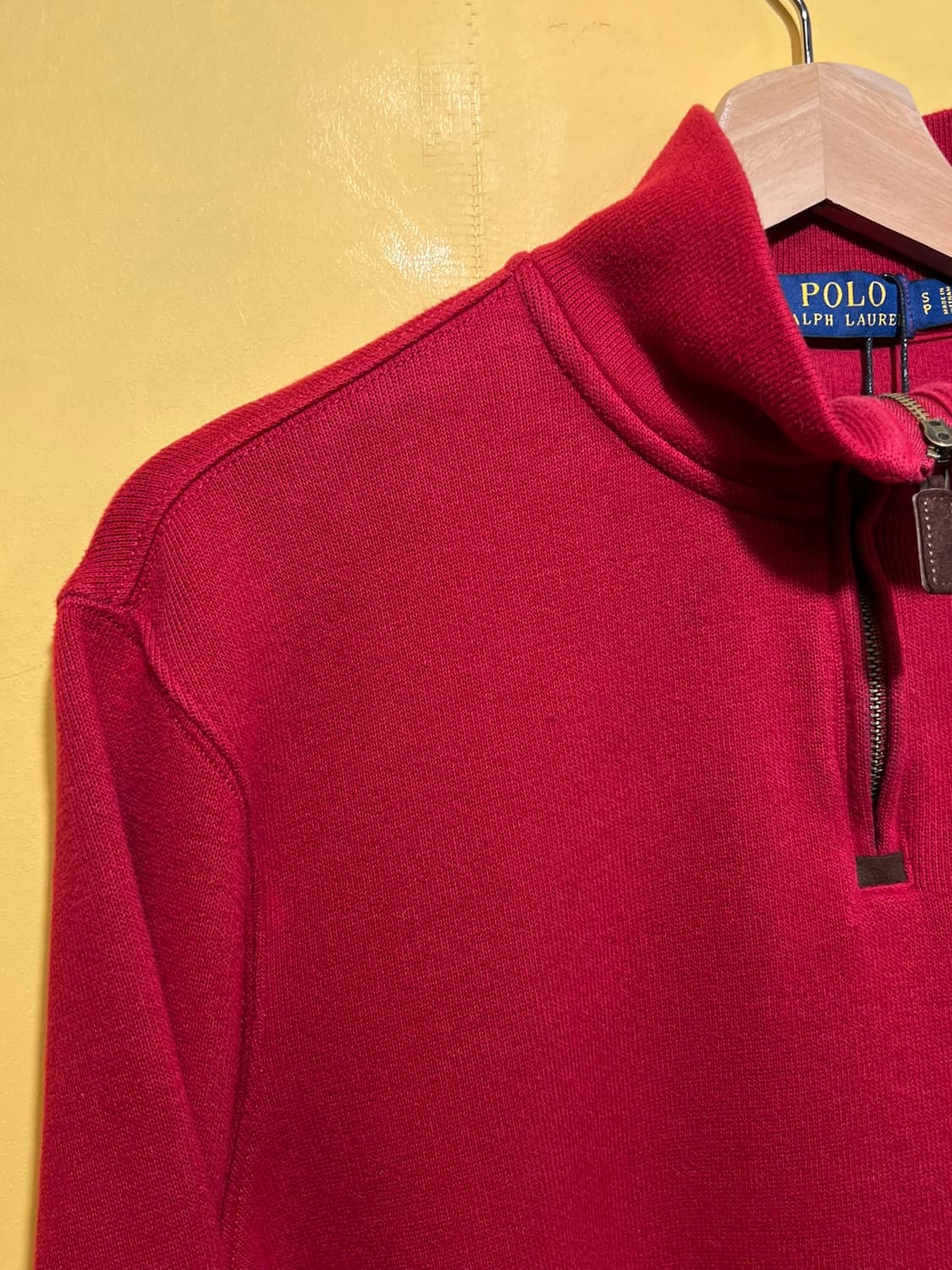 [S] 폴로 랄프로렌 반집업 니트 아노락 스웨트셔츠 상품이미지3