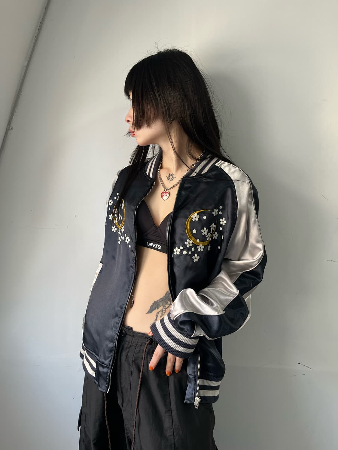 구미호 자수 스카잔 상품이미지5