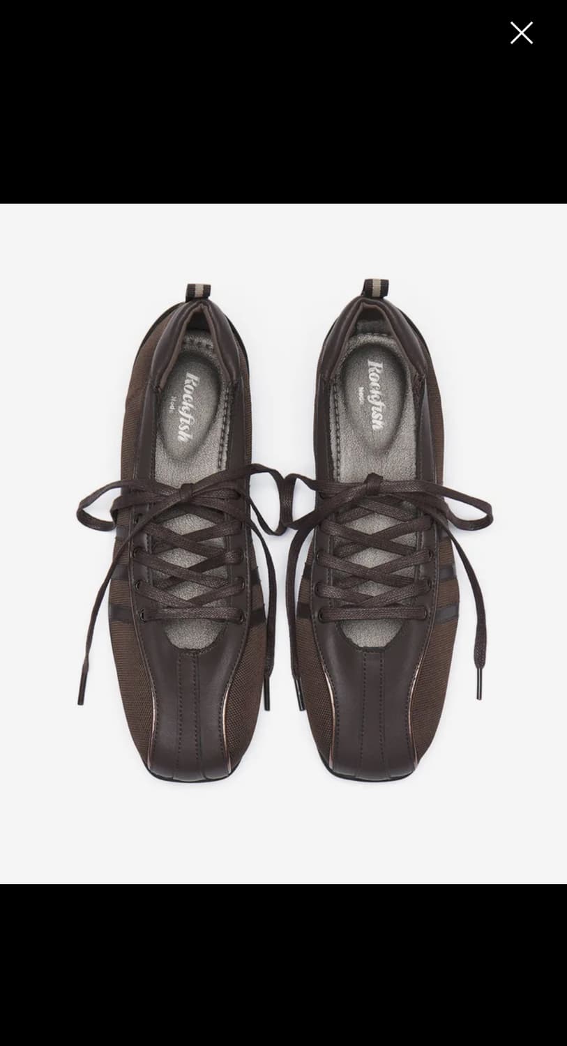 락피쉬 블리스 레이스업 스니커즈 브라운 250 상품이미지1