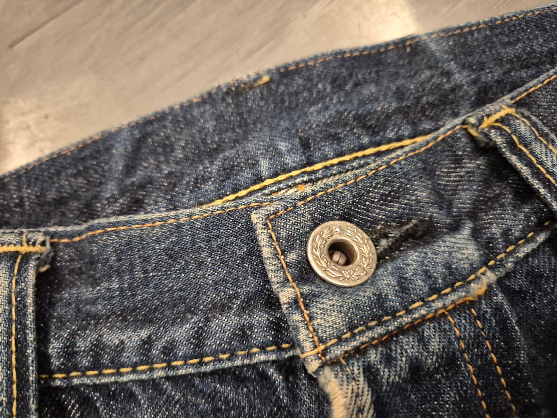 90s FIVE PENNIES 셀비지 데님 팬츠 상품이미지9