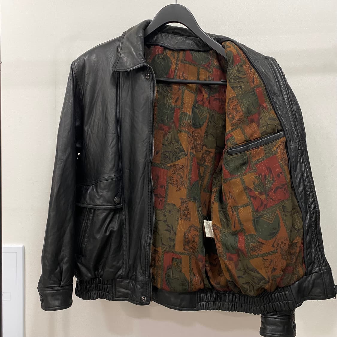 빈티지 양가죽 봄버 자켓 상품이미지7