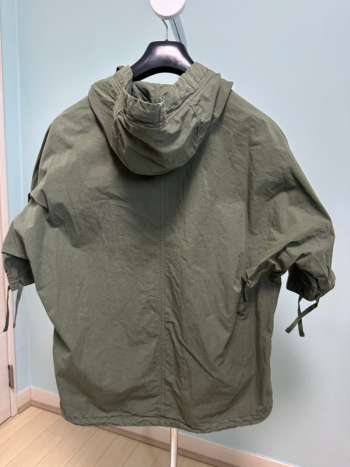 스톤아일랜드 20ss 아노락 올리브그린 반팔후드 매장판 상품이미지4