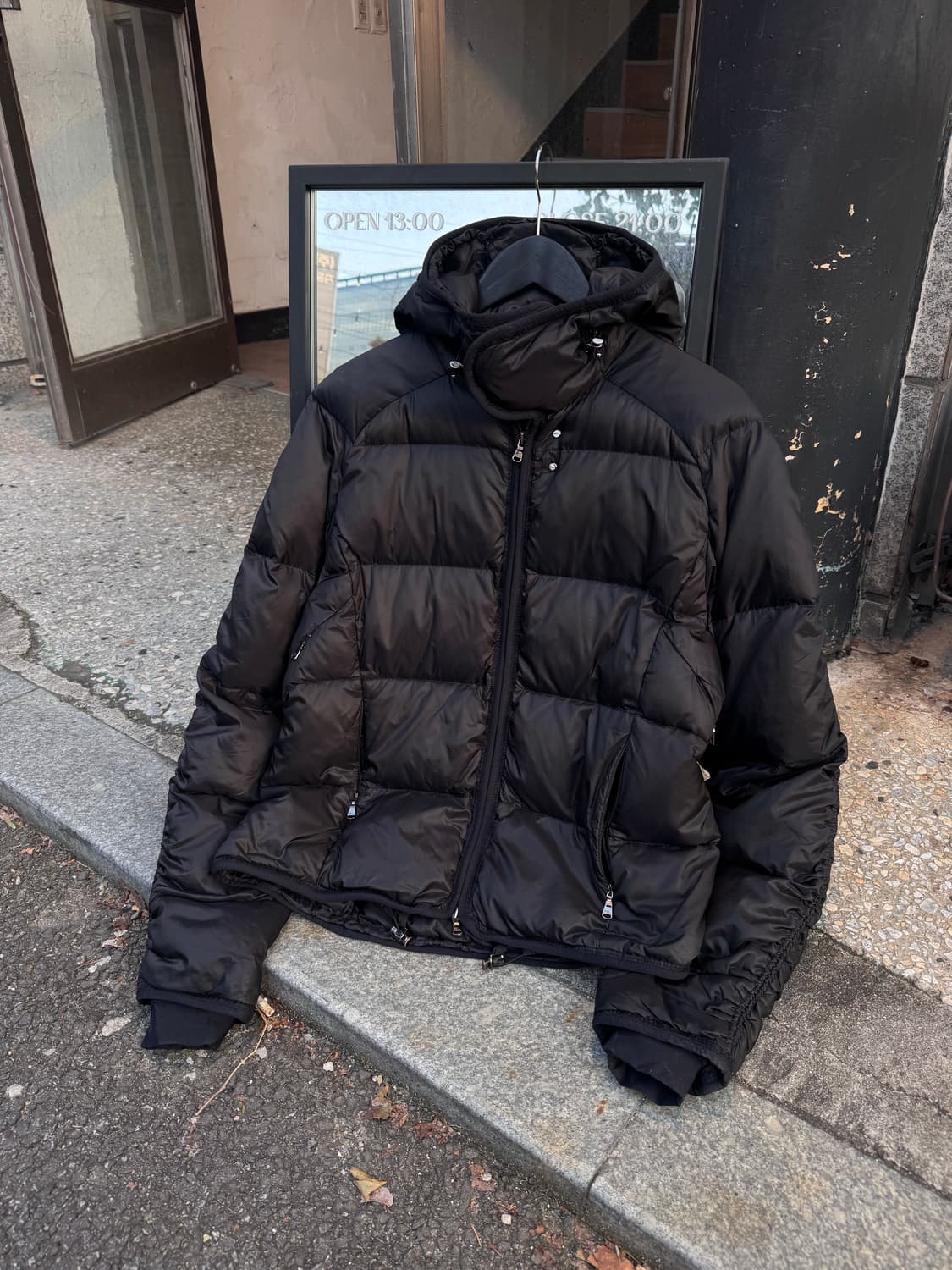 랄프로렌 블랙라벨 후드 다운 푸퍼자켓 상품이미지1