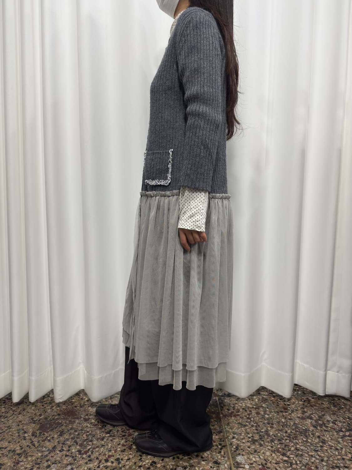 knit design onepiece  상품이미지5