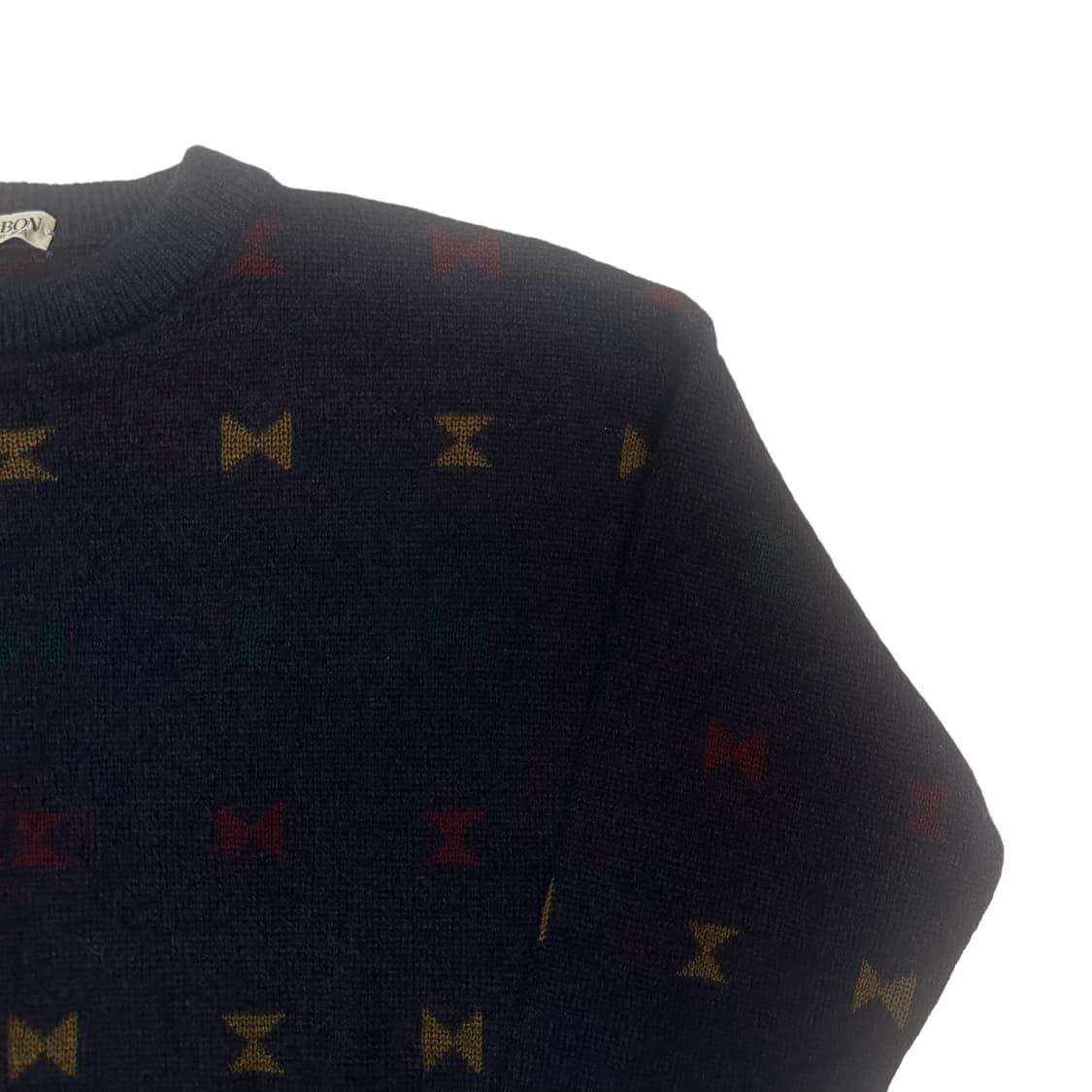 Nanibon 퍼플패턴니트 100 상품이미지2