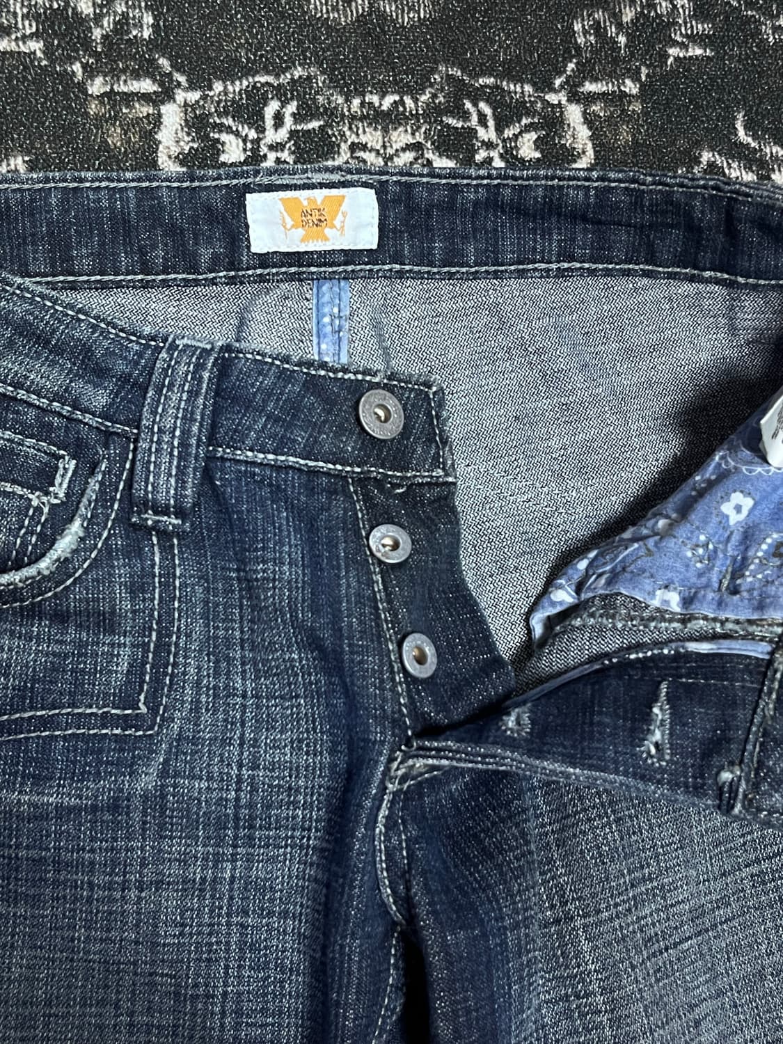 00's y2k 데님 부츠컷 26 상품이미지4