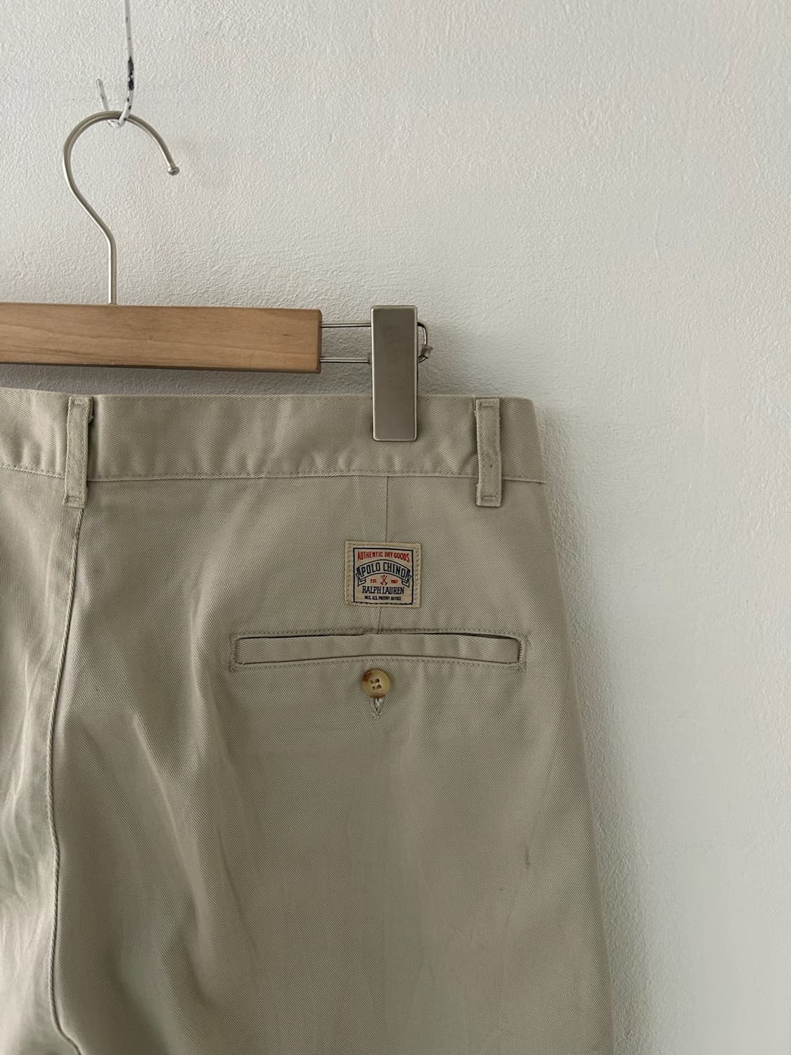 80-90's old label polo 2tuck chino pant. 상품이미지7