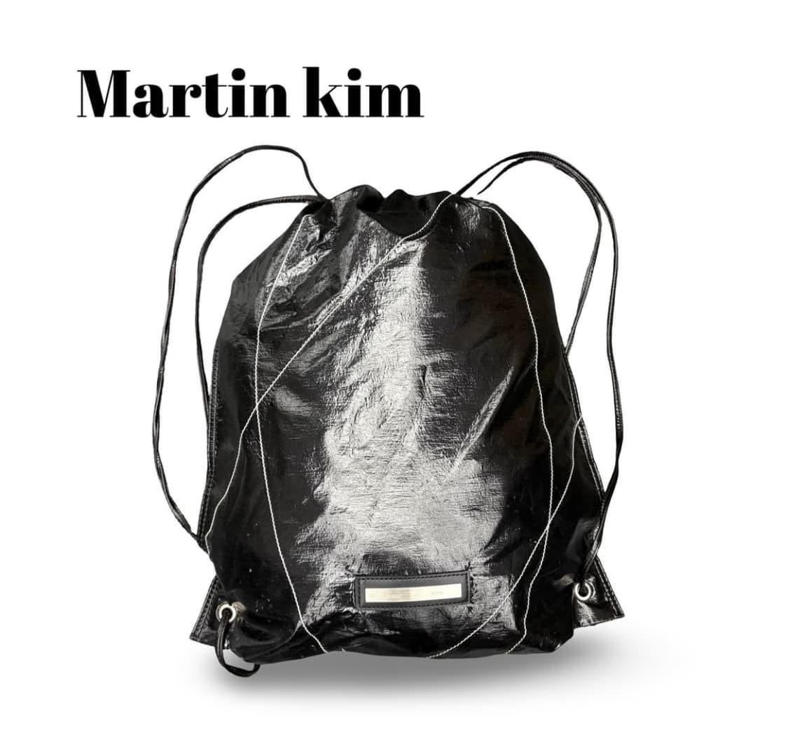 마땡킴 코팅 블랙 백팩 상품이미지1