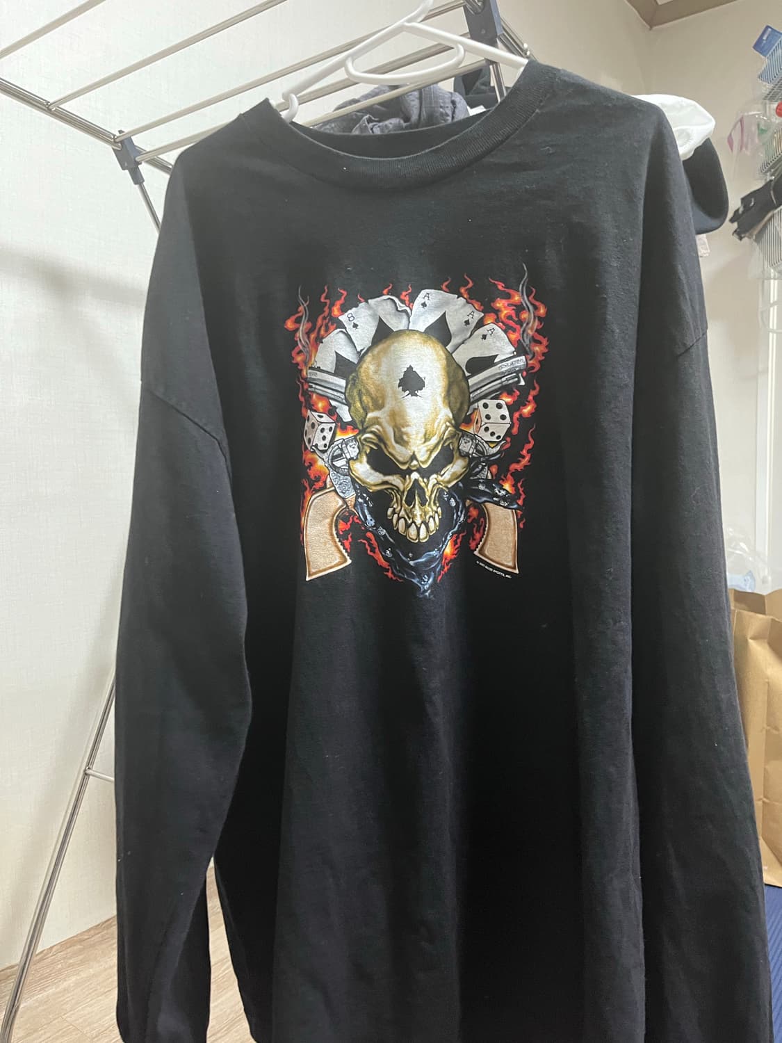 라이더 롱슬리브 티셔츠(2000s Deadstock) 상품이미지1