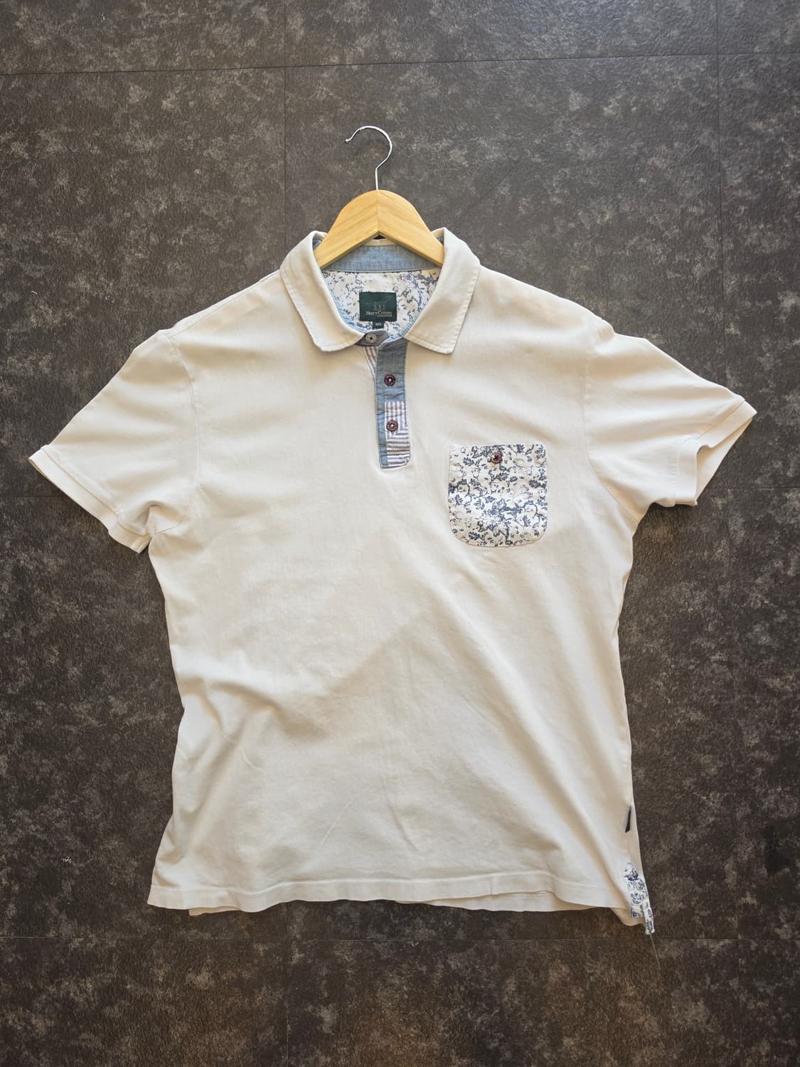 #헨리코튼 남성용 반팔 카라 티셔츠 - 105 상품이미지1