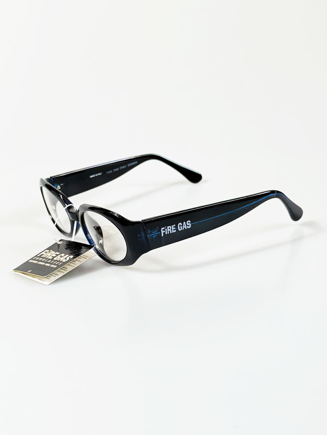 90s FIRE GAS 볼드 오벌 투명틴트 빈티지 선글라스 상품이미지3