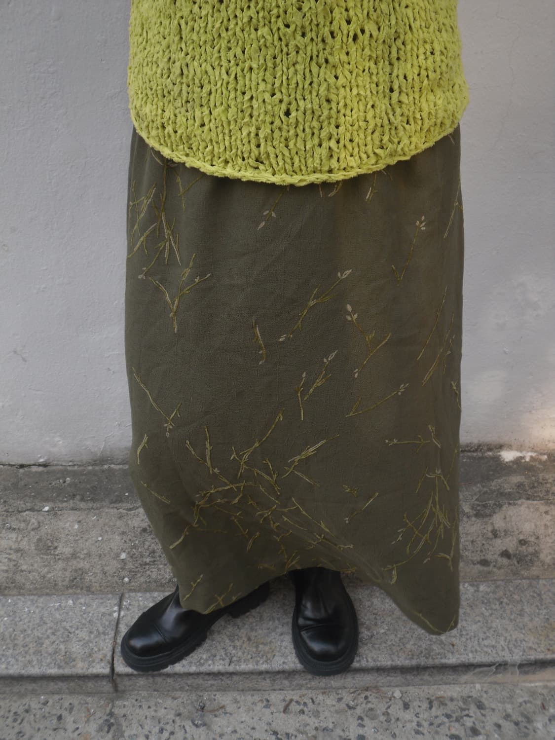 Vintage long skirt 상품이미지2