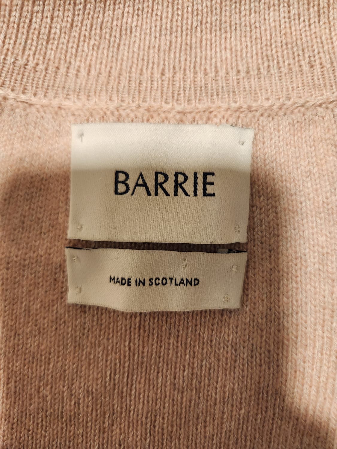 (정품)샤넬 배리 BARRIE  소프트뮤트 핑크  캐시미어 롱자켓 상품이미지6