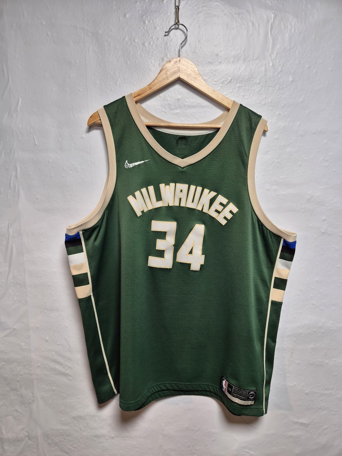나이키 야니스 아데토쿤보 벅스 유니폼 34번 그린 3XL 상품이미지1
