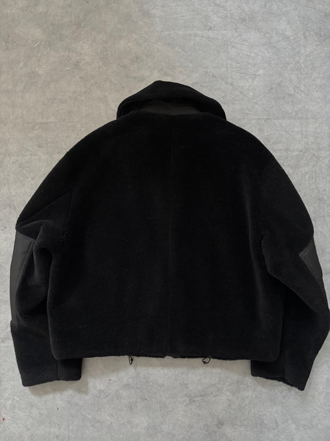 Solid Homme 솔리드 옴므 22FW 블랙 플리스 퍼 자켓 상품이미지9