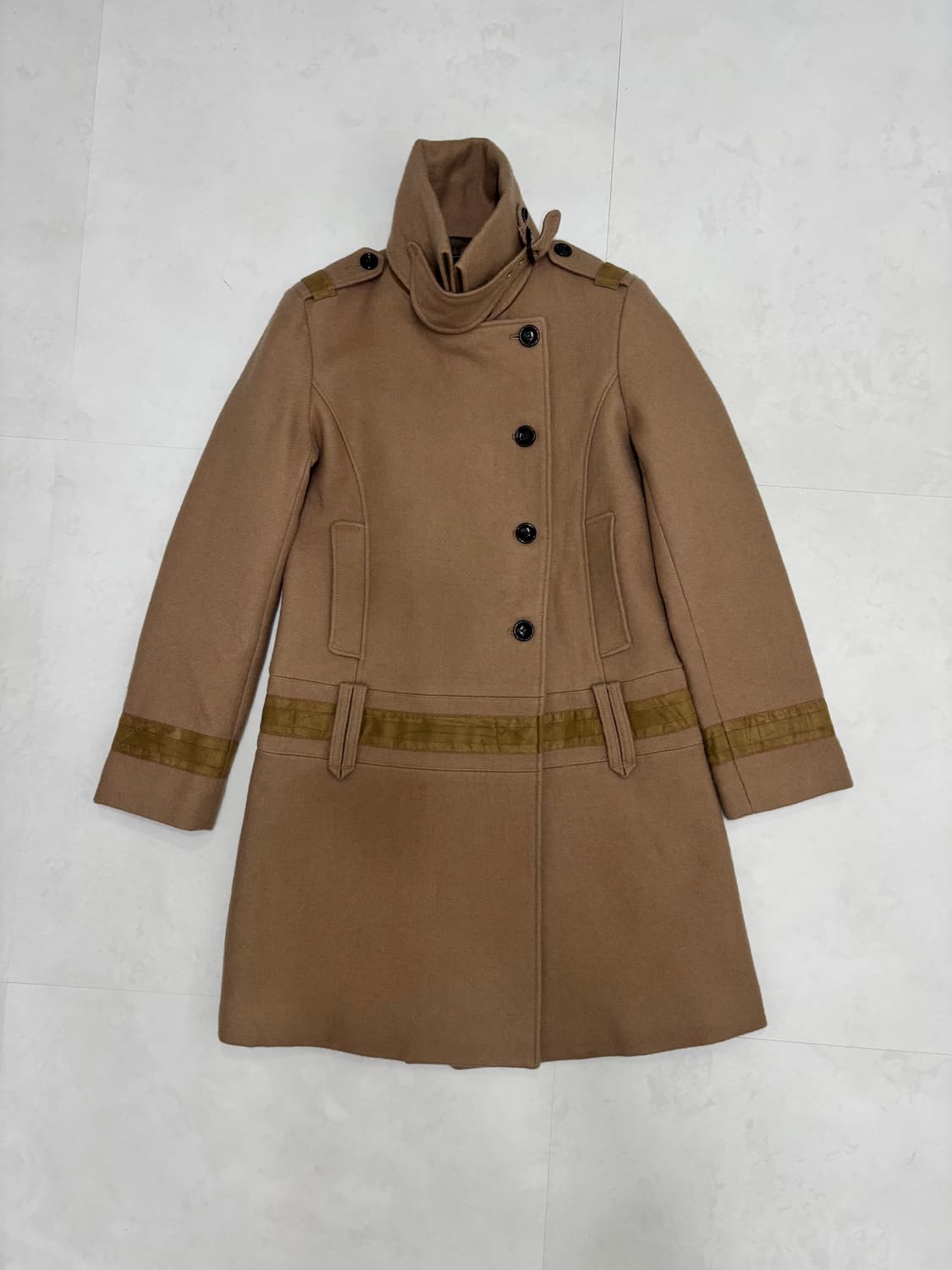 CONTRAST TRIM PEACOAT 상품이미지7