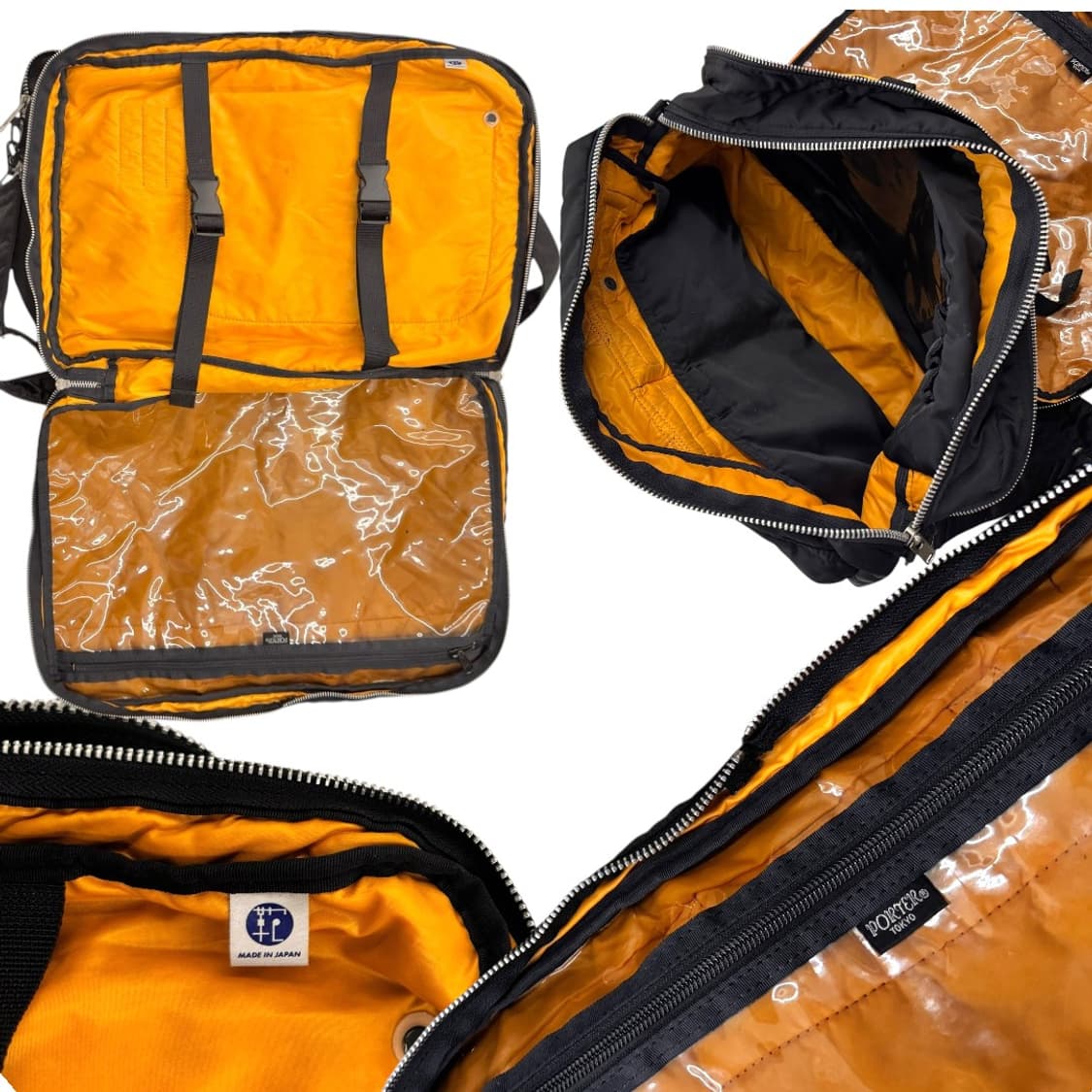 포터 탱커 2way 오버나이트 브리프케이스 블랙 상품이미지9