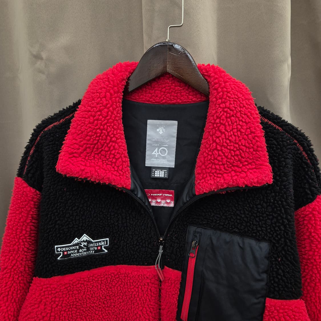 데상트 스위스스키 40주년 후리스 자켓 105 상품이미지2