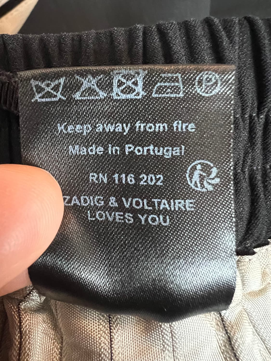 자딕앤볼테르 여성 블랙 사이드라인 트랙슬랙스 상품이미지7