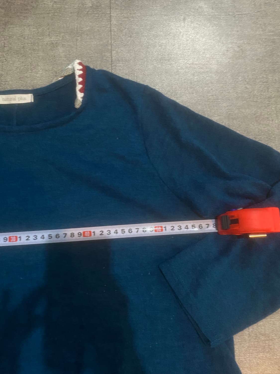 일본빈티지 Naturalplus 올드스쿨아메카지 디테일니트스웨터 상품이미지2