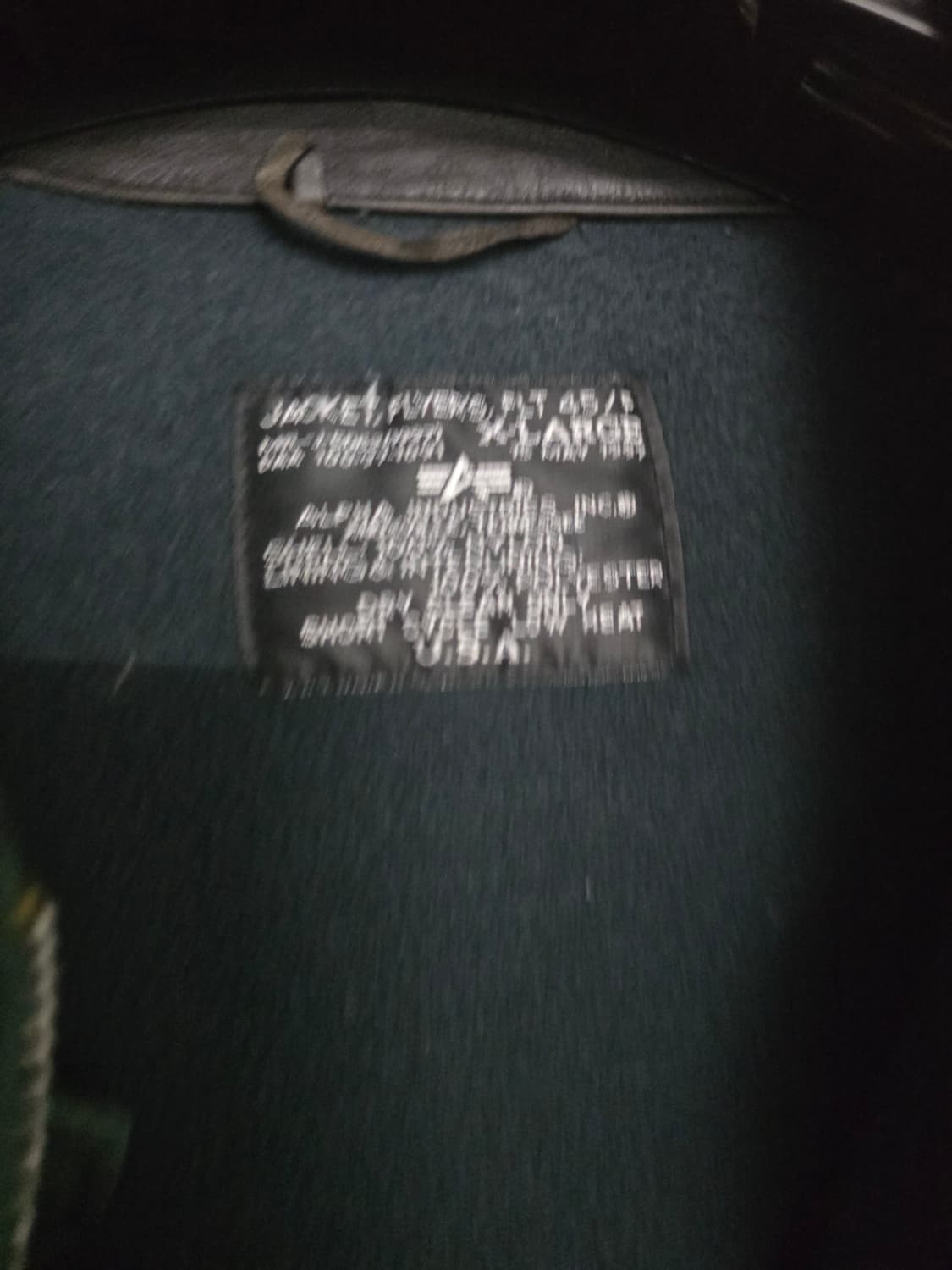 알파사 cwu45p (가죽카라) 자켓 상품이미지5