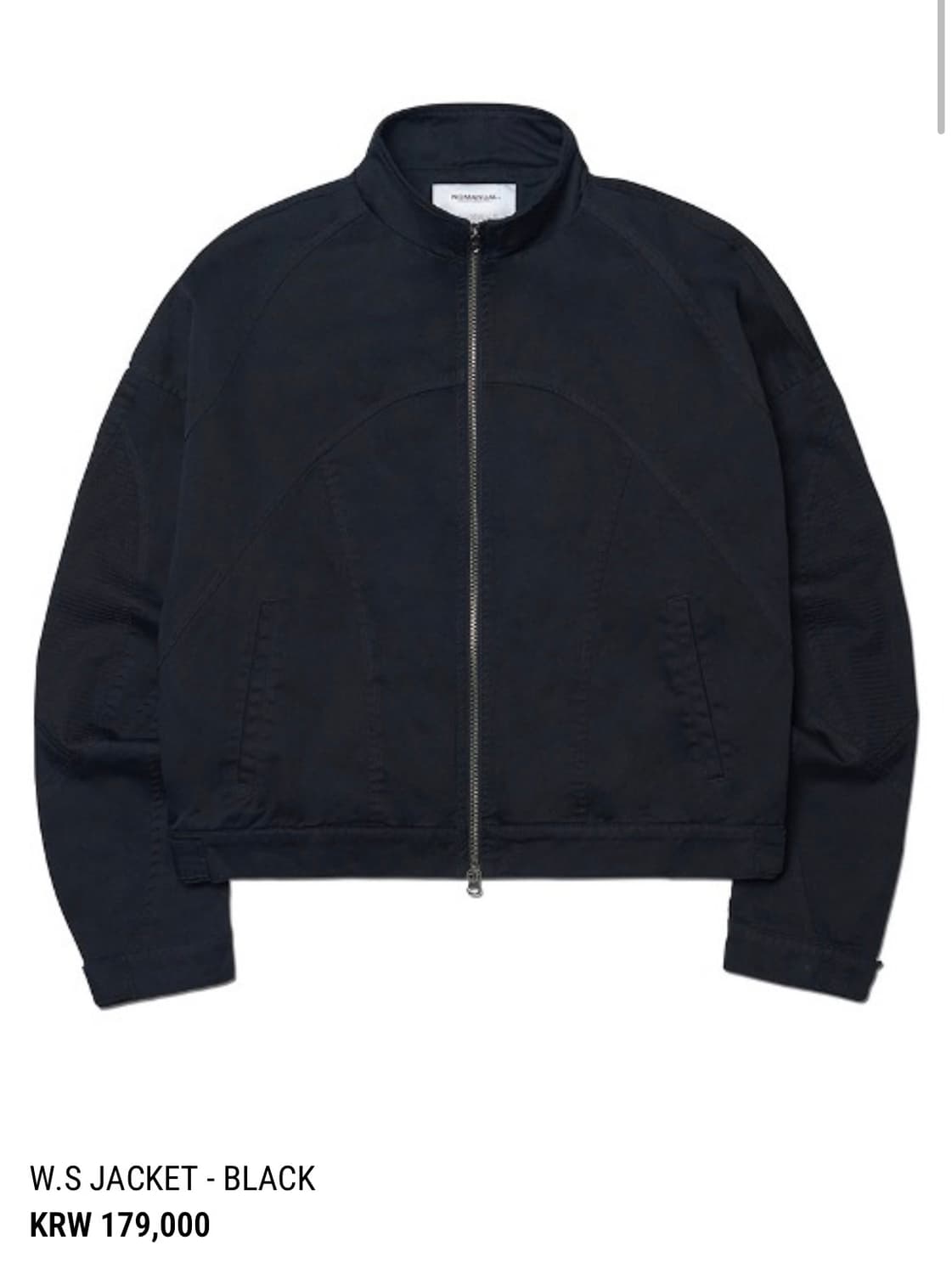 노매뉴얼 자켓 W.S JACKET - BLACK  L사이즈 상품이미지1