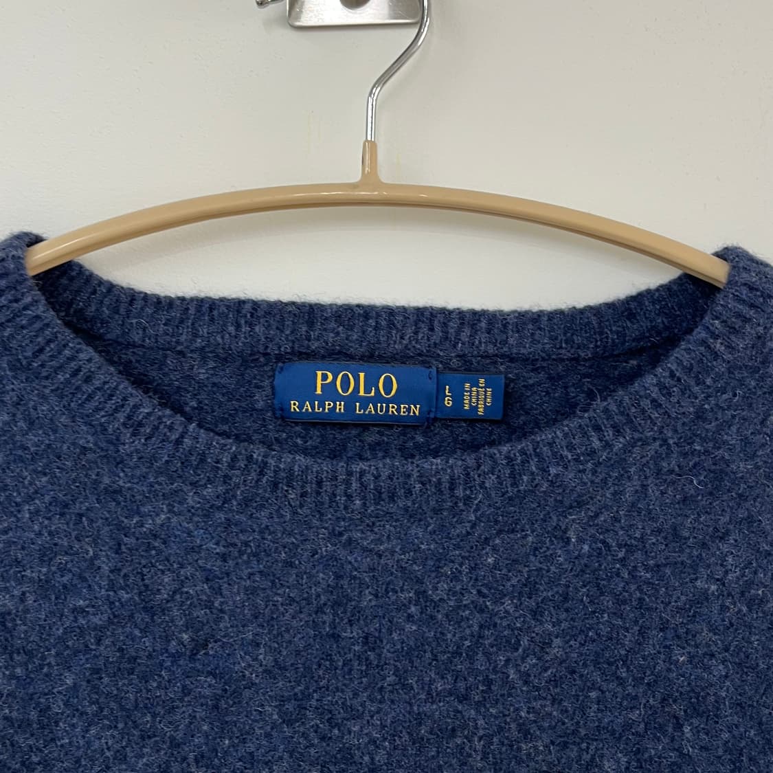 폴로 랄프로렌 블루 메리노울 니트 상품이미지5