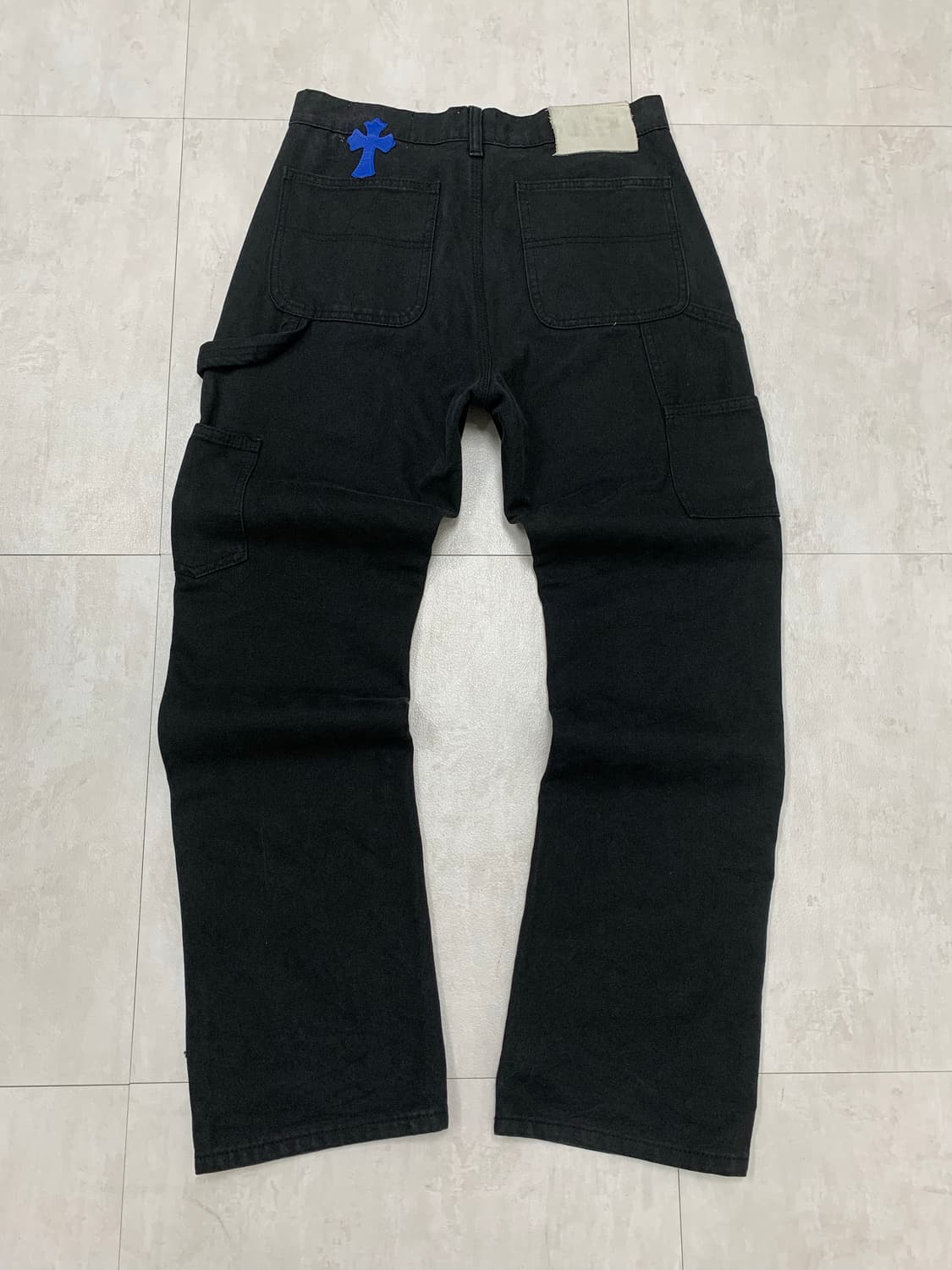 Gallery dept 블랙 더블니 데님 팬츠 #163 상품이미지6