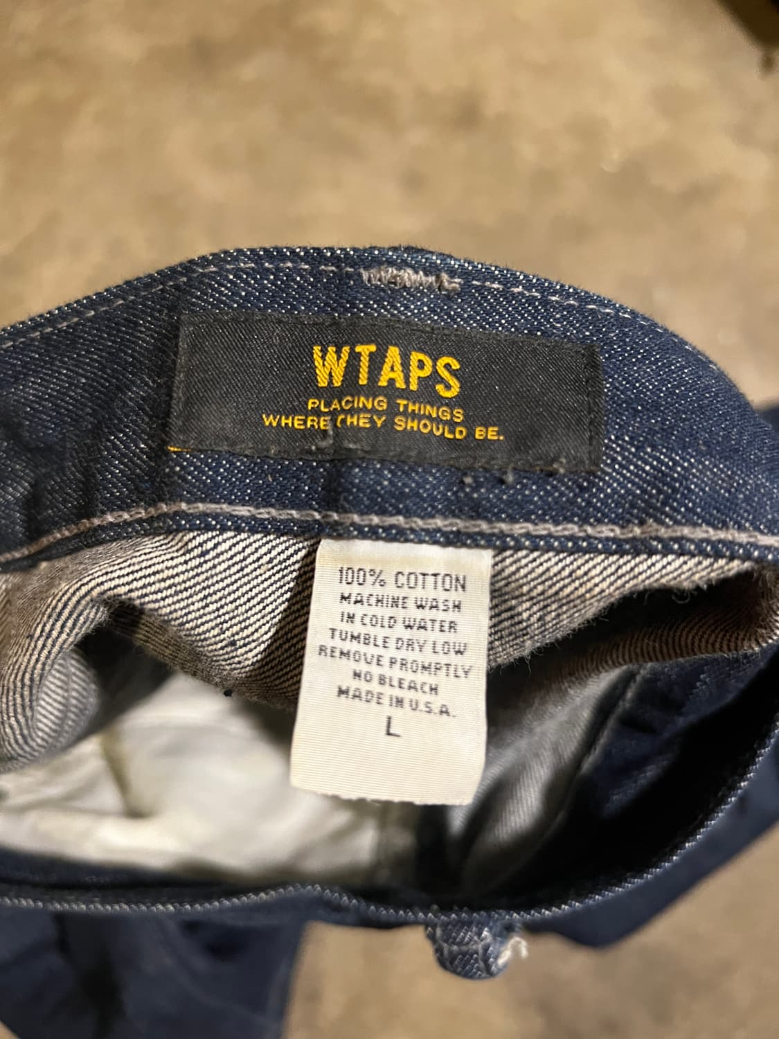 Wtaps 더블 탭스 데님진 판매합니다 상품이미지3