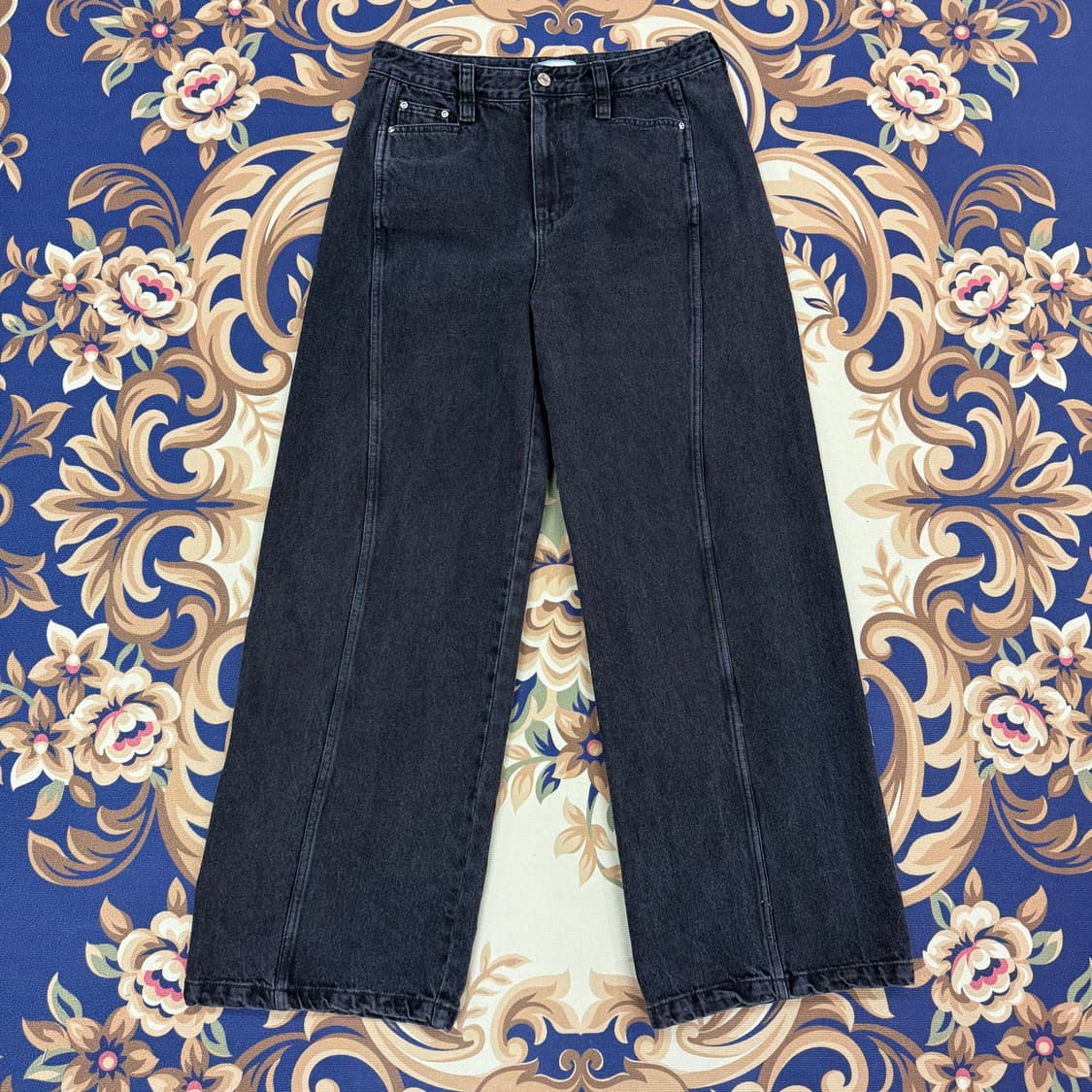 (L)오르 ORR 흑청와이드 데님팬츠 상품이미지1