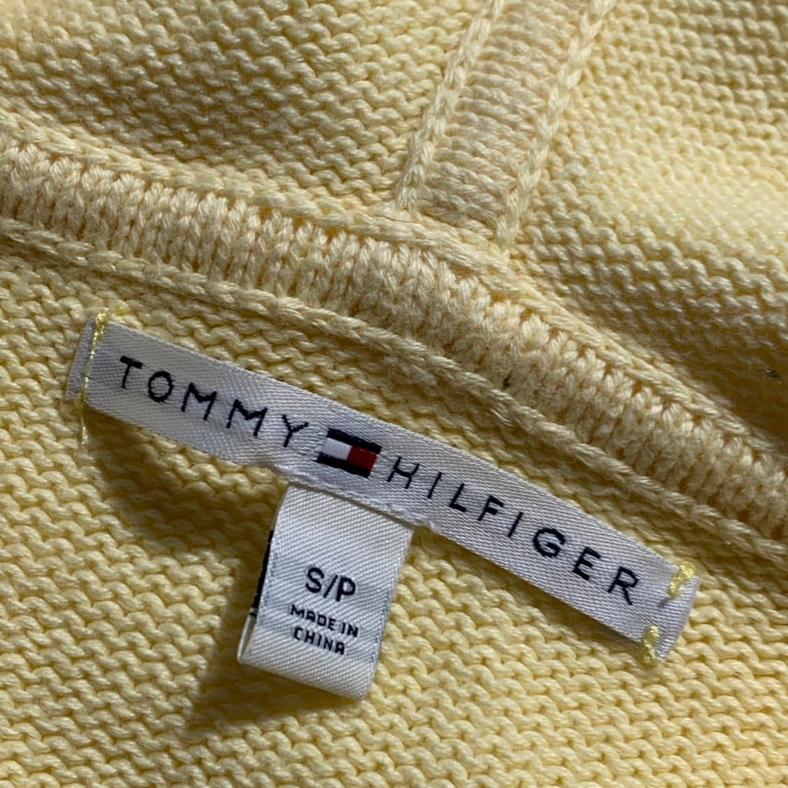 타미힐피거 코튼 후드 집업 니트 상품이미지4