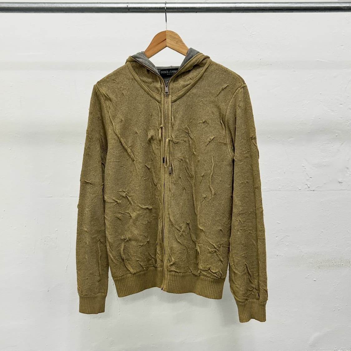 돌체앤가바나 그런지 텍스처 니트 후디  상품이미지1