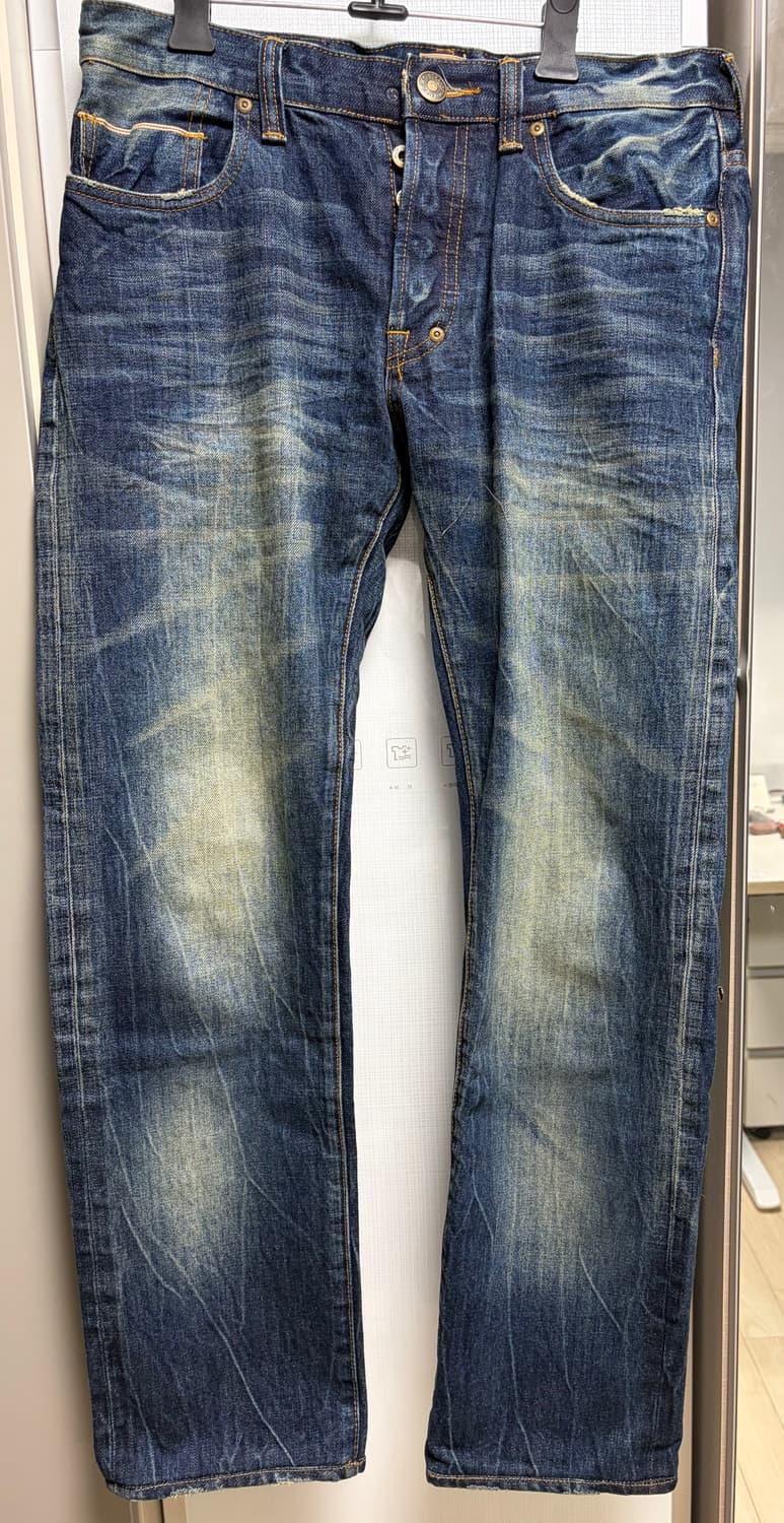 명품 PRPS 셀비지 데님 청바지 32사이즈 신품 수준 상품이미지2