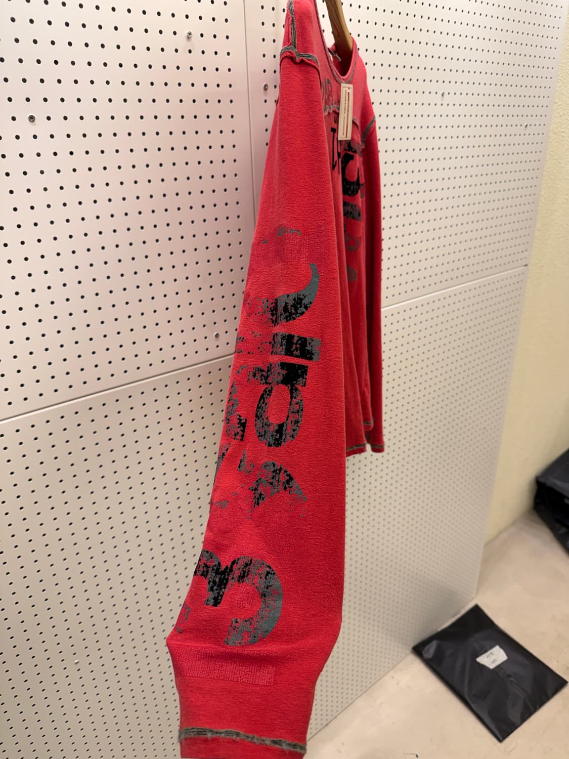 디젤 그래픽 워싱 긴팔 티셔츠 U1655 상품이미지6