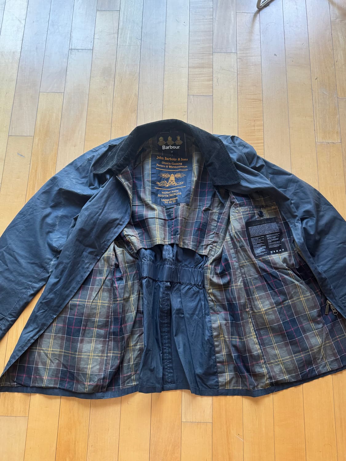 바버  토키토 Barbour To Ki To 왁스 드라이빙 써머 자켓 상품이미지5