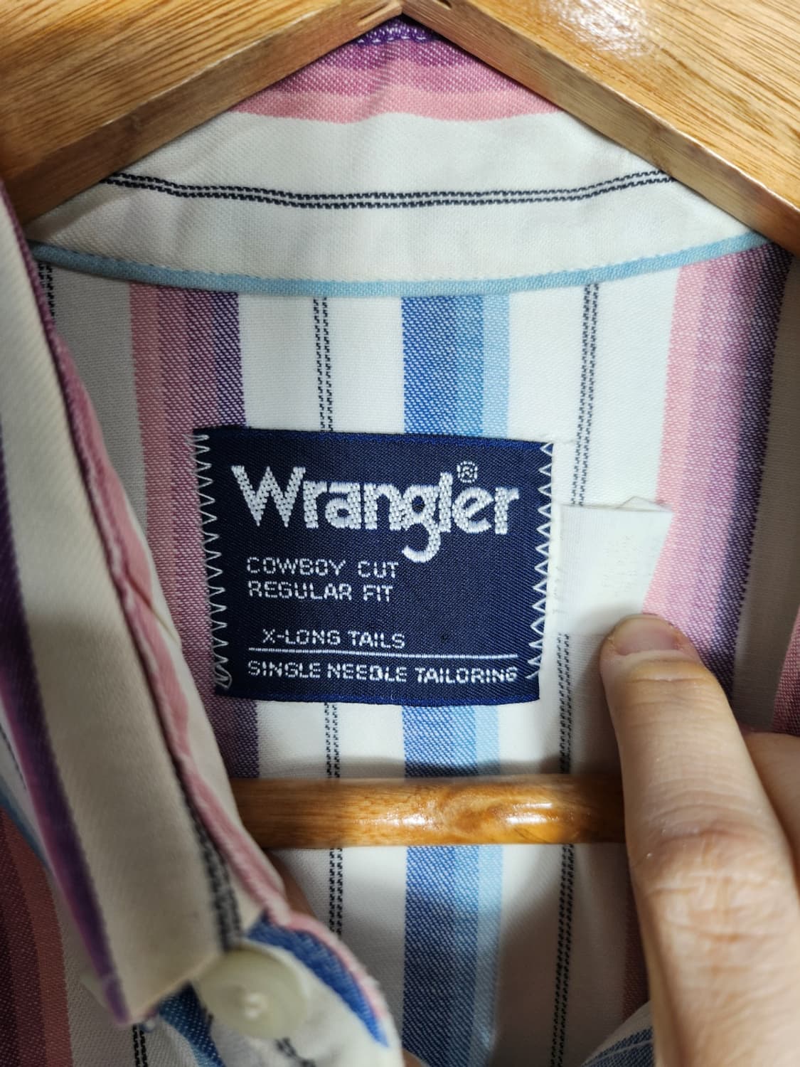 랭글러 스트라이프 웨스턴 셔츠 상품이미지2