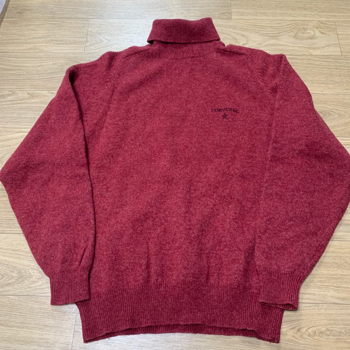 L-95) Converse 컨버스 뉴울 목폴라니트 상품이미지1