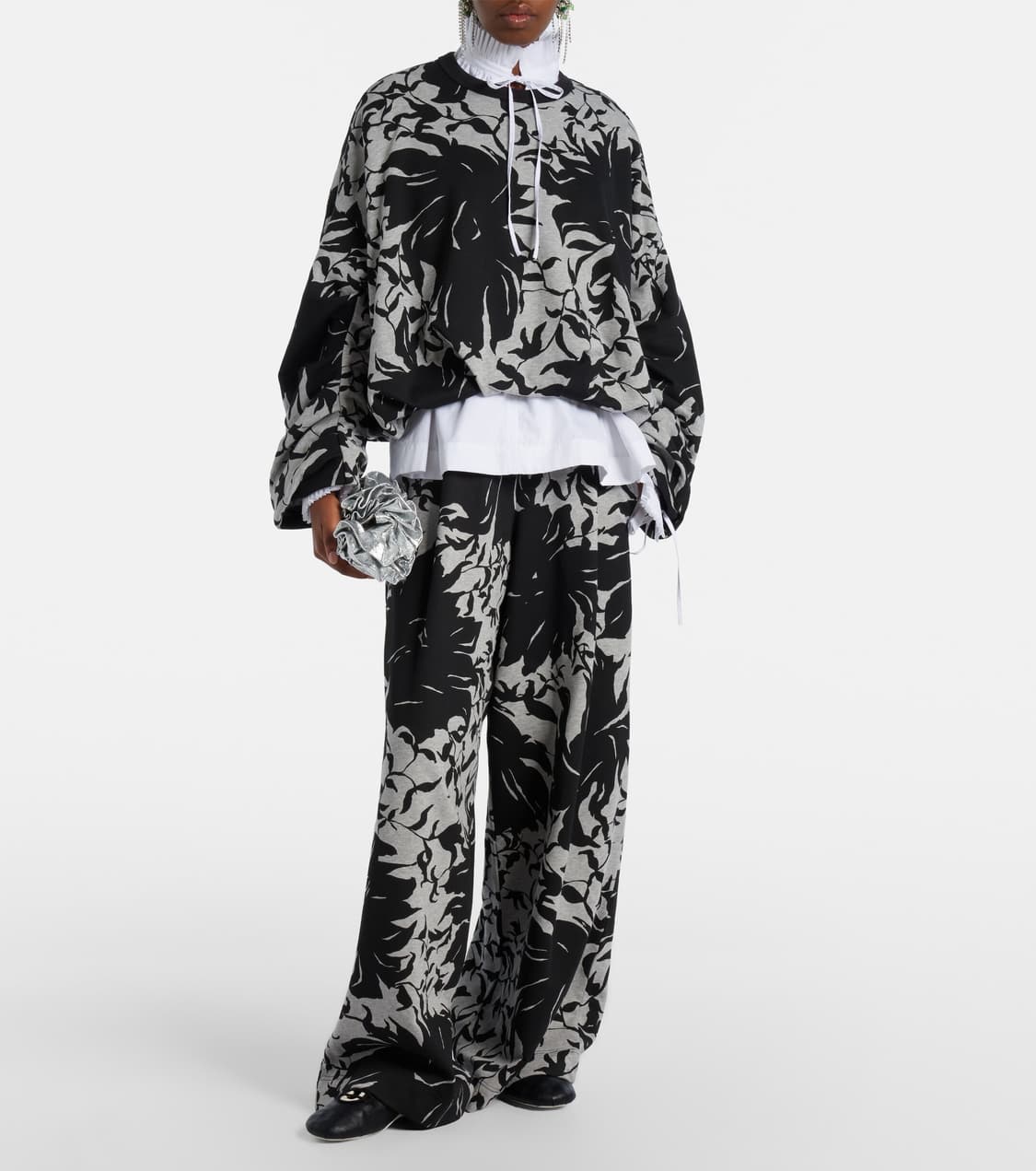 [36,38]드리스반노튼 26ss 발레리나 레더 스니커즈/블랙 상품이미지7