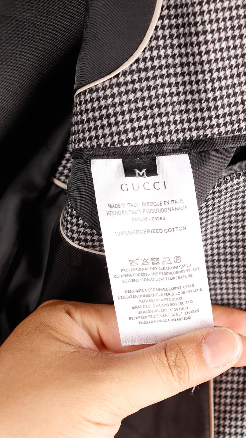 구찌 체크패턴 자켓 상품이미지4