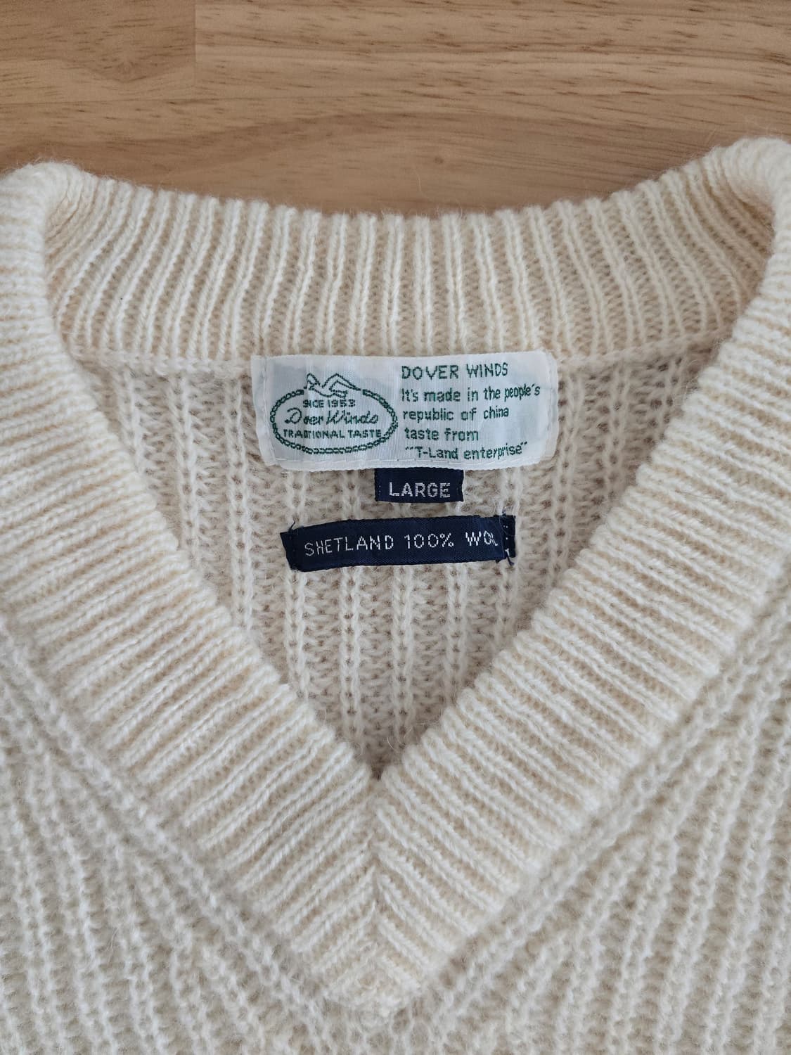셔틀랜드울 브이넥 니트( DOVER WINDS ) 상품이미지2